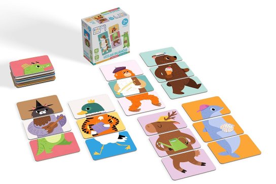Grooosses Mix-Match-Spiel Lustige Tiere