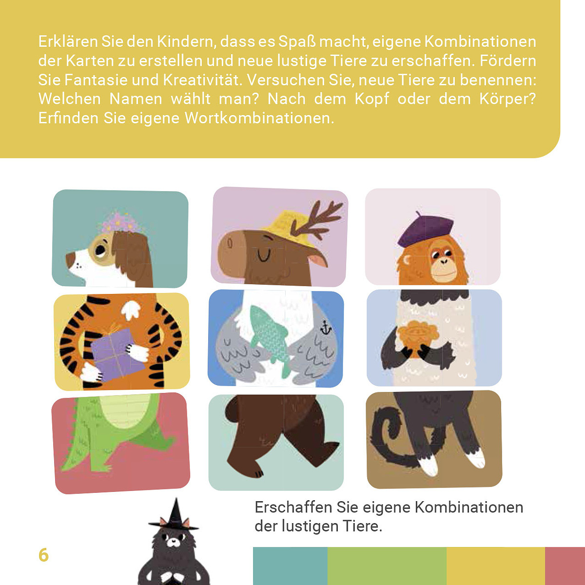 Grooosses Mix-Match-Spiel Lustige Tiere