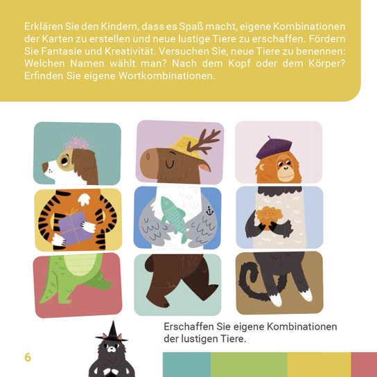Grooosses Mix-Match-Spiel Lustige Tiere