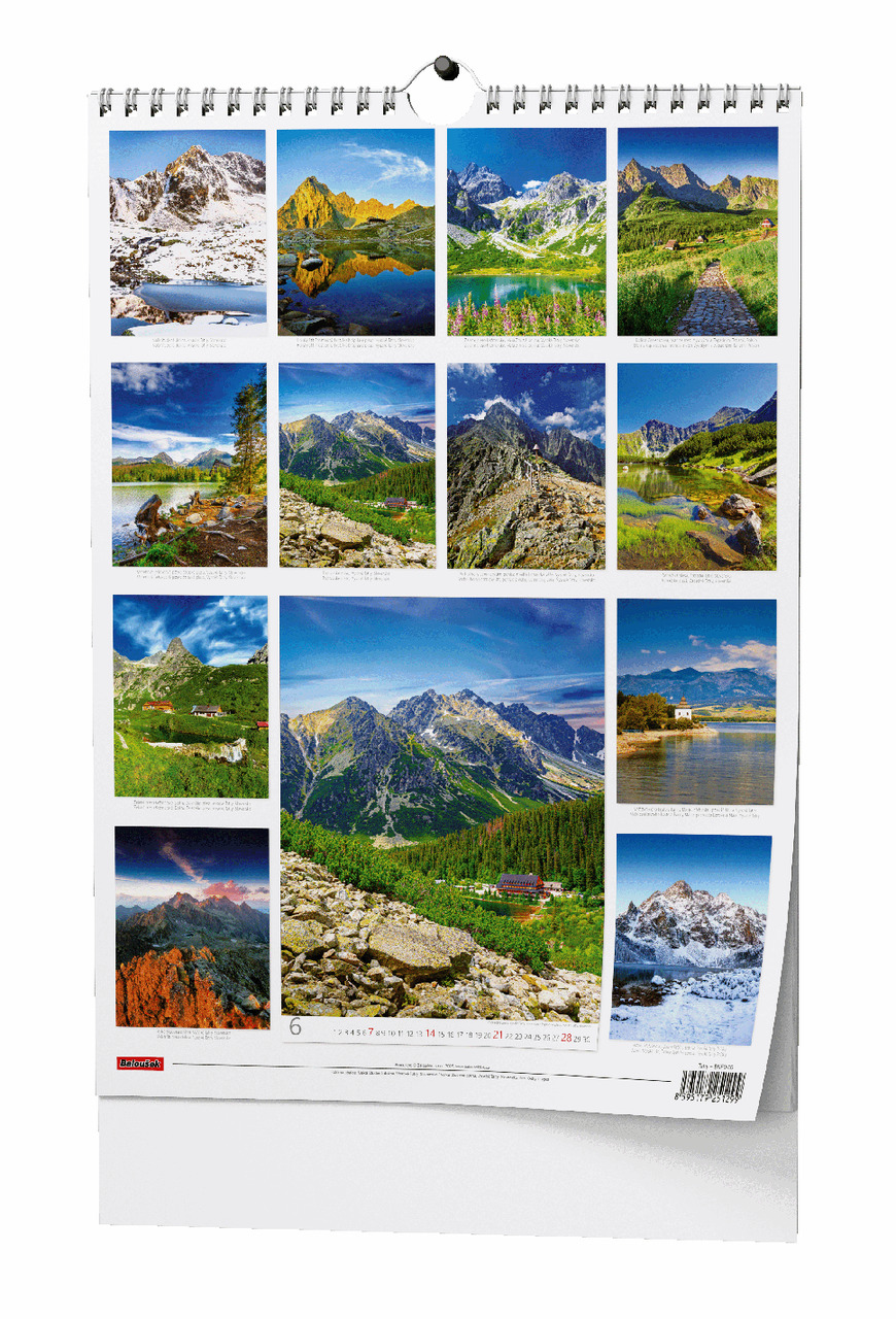 Tatry 2026 - nástěnný kalendář