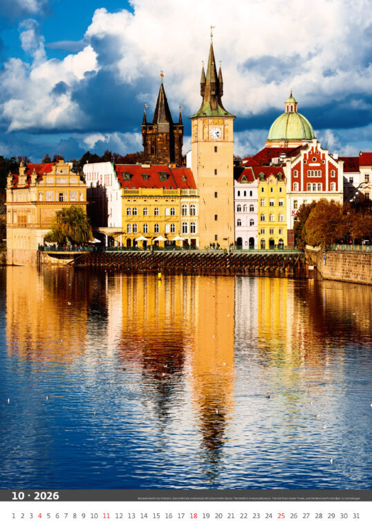 Praha 2026 - nástěnný kalendář