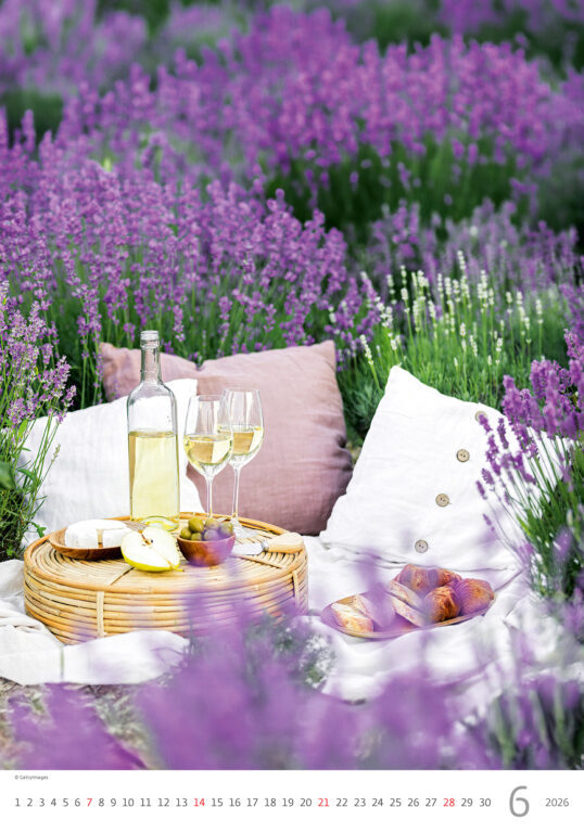 Provence 2026 - nástěnný kalendář