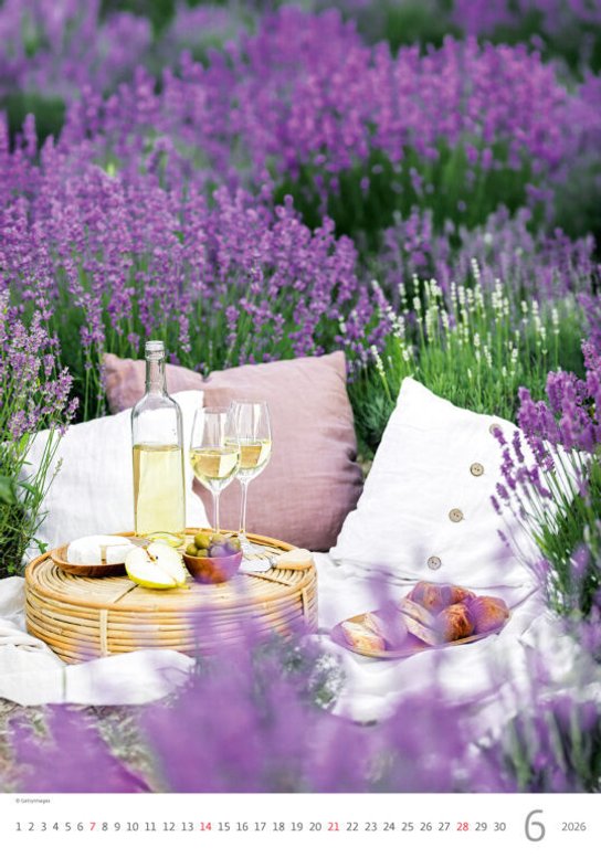 Provence 2026 - nástěnný kalendář