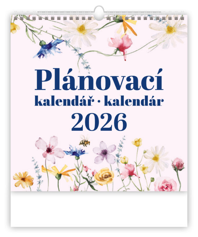 Plánovací kalendář 2026 - nástěnný kalendář