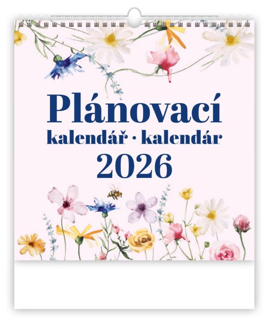 Plánovací kalendář 2026 - nástěnný kalendář