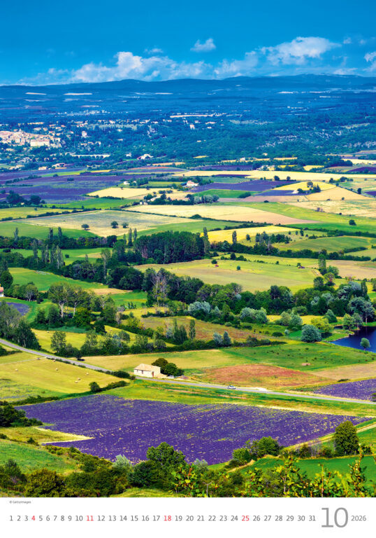 Provence 2026 - nástěnný kalendář