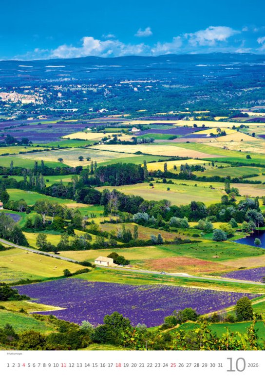 Provence 2026 - nástěnný kalendář