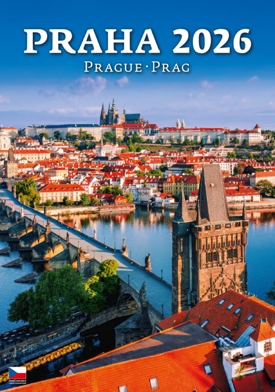 Praha 2026 - nástěnný kalendář