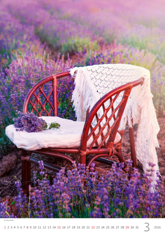 Provence 2026 - nástěnný kalendář