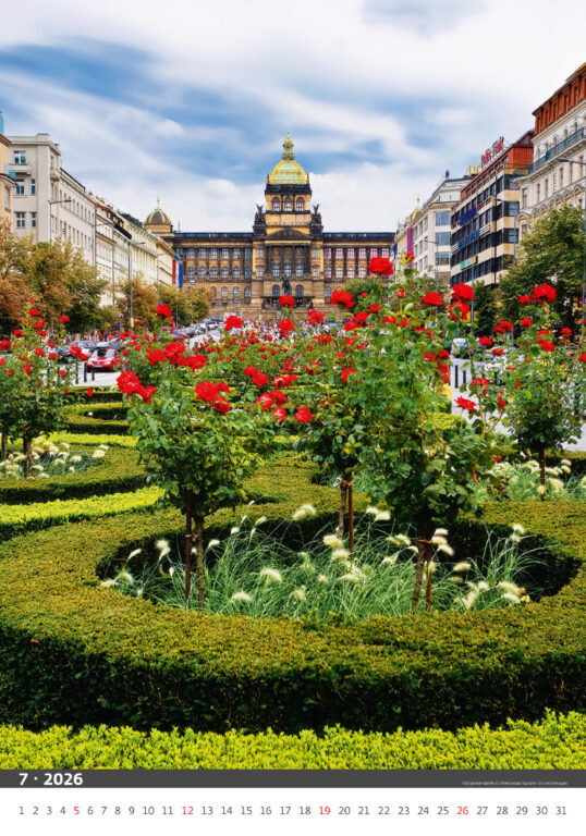 Praha 2026 - nástěnný kalendář