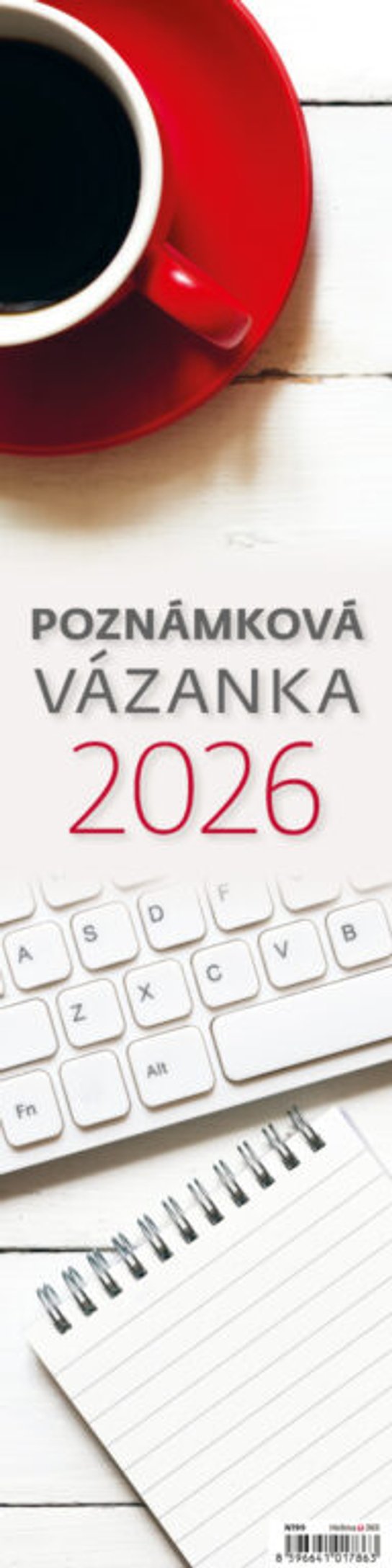 Poznámková vázanka 2026 - nástěnný kalendář