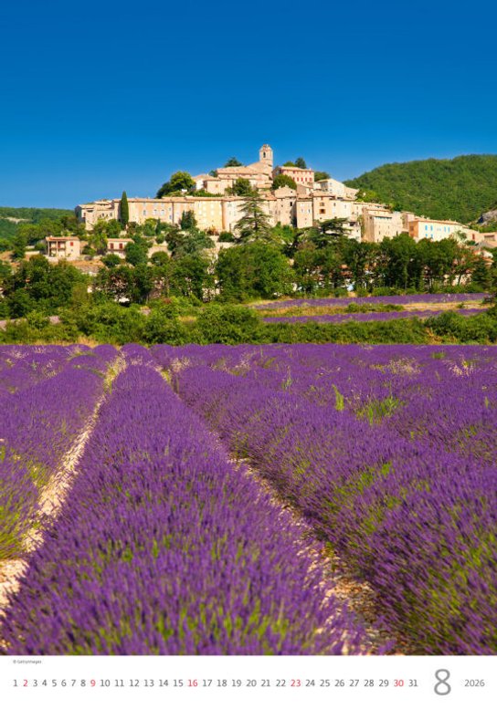 Provence 2026 - nástěnný kalendář