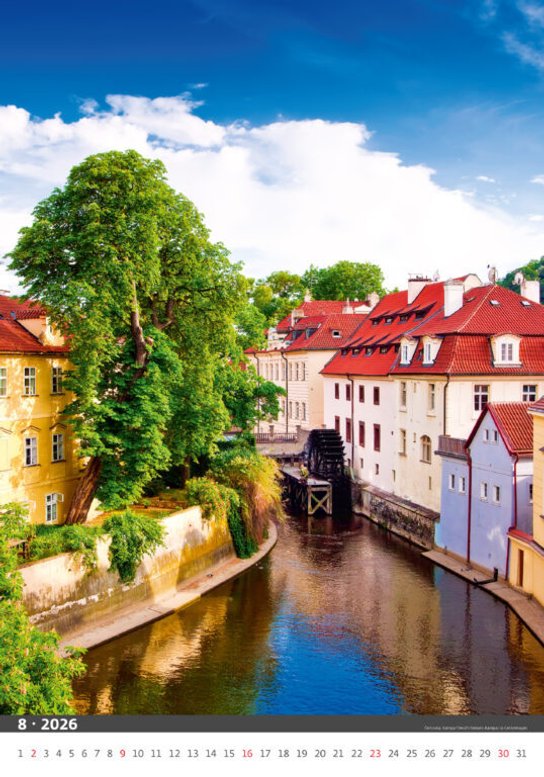 Praha 2026 - nástěnný kalendář