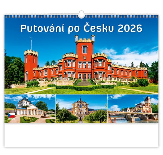 Putování po Česku 2026 - nástěnný kalendář
