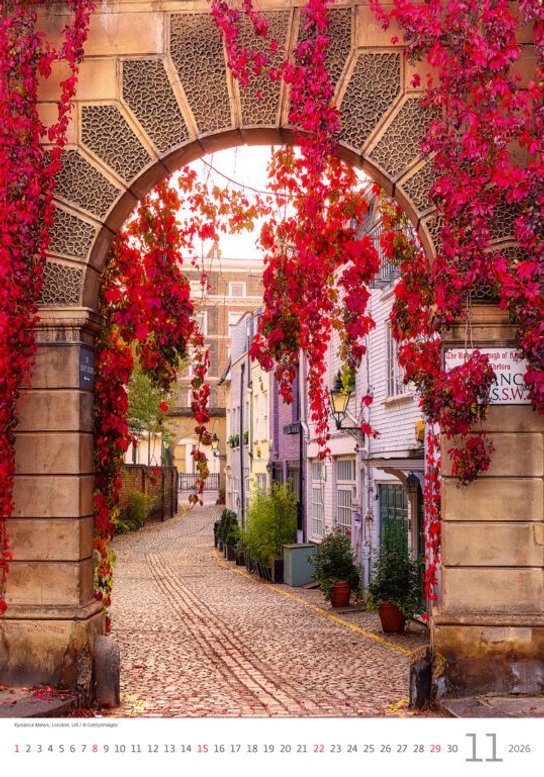 Romantic Corners 2026 - nástěnný kalendář