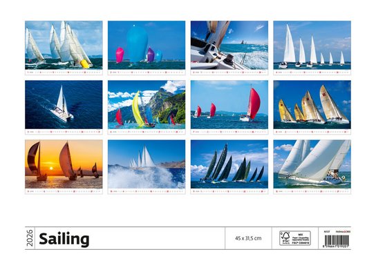 Sailing 2026 - nástěnný kaledář