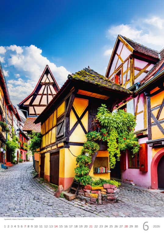 Romantic Corners 2026 - nástěnný kalendář