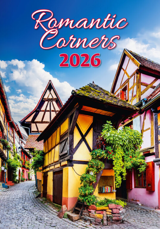 Romantic Corners 2026 - nástěnný kalendář