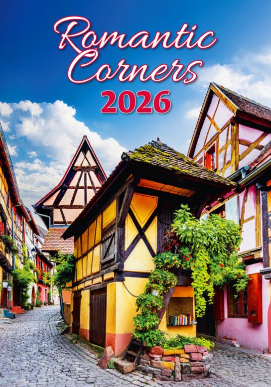 Romantic Corners 2026 - nástěnný kalendář