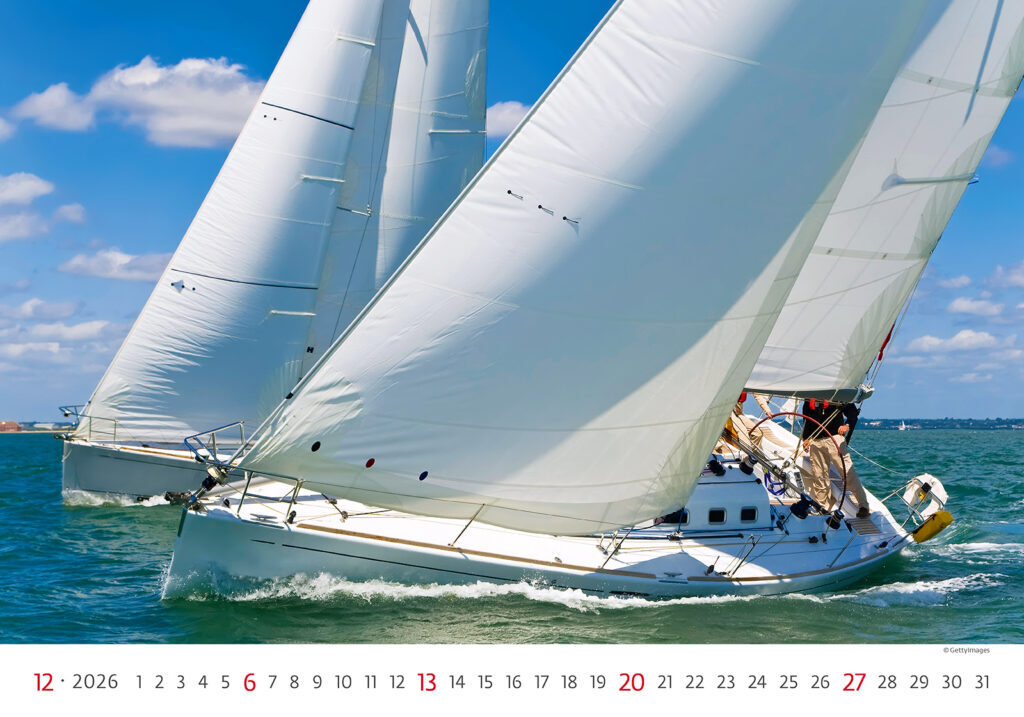 Sailing 2026 - nástěnný kaledář