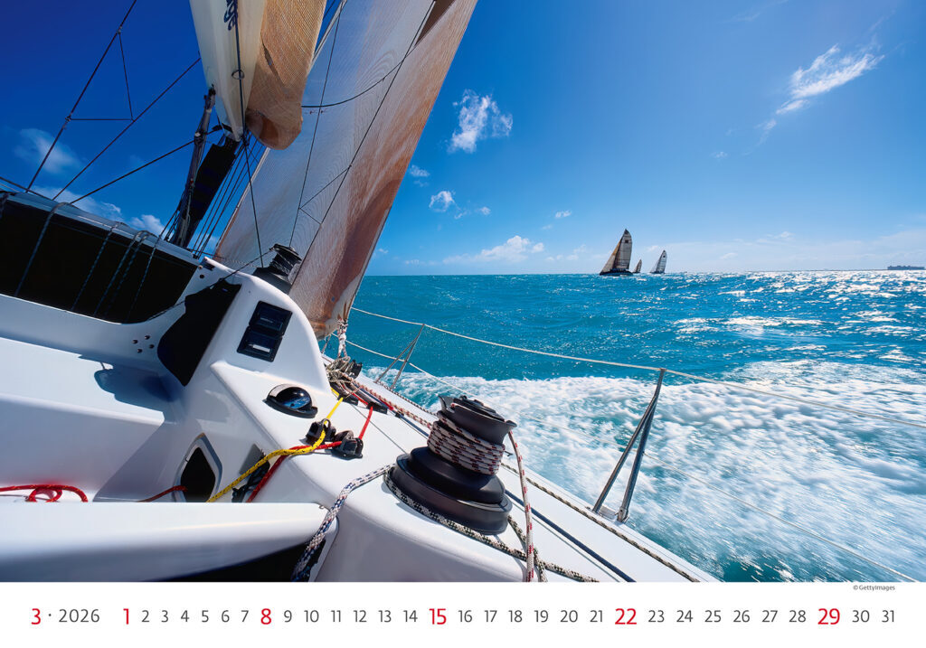 Sailing 2026 - nástěnný kaledář
