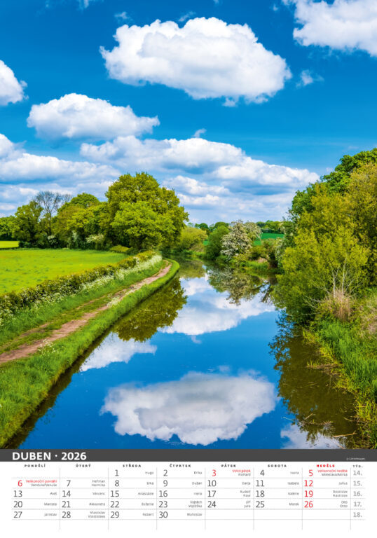 Řeka čaruje 2026 - nástěnný kalendář