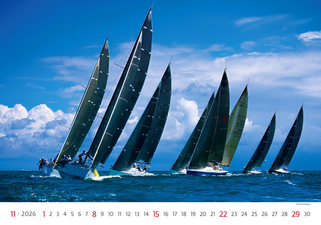 Sailing 2026 - nástěnný kaledář