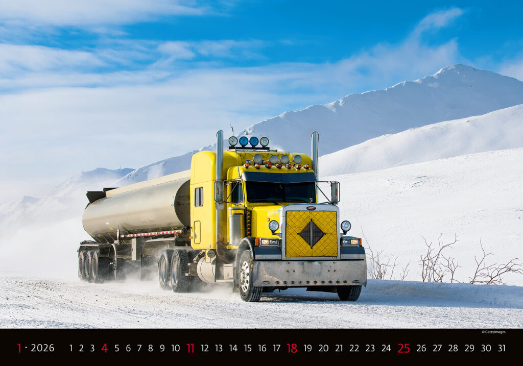 Trucks 2026 - nástěnný kalendář