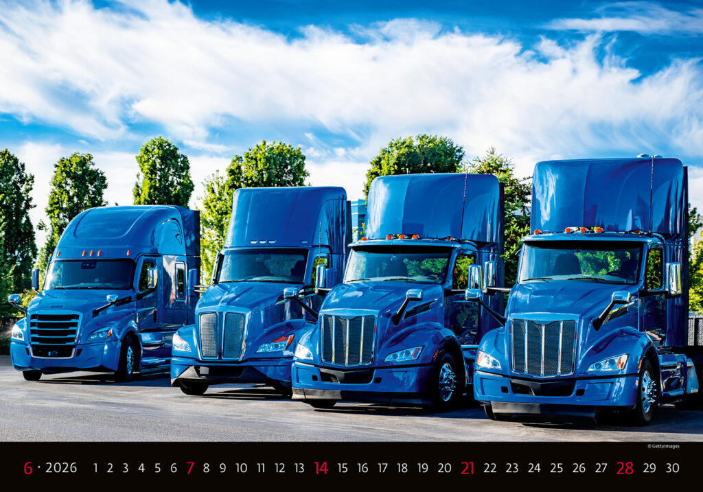 Trucks 2026 - nástěnný kalendář
