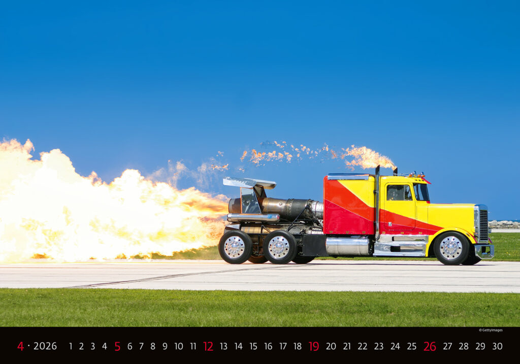 Trucks 2026 - nástěnný kalendář
