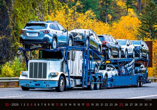 Trucks 2026 - nástěnný kalendář