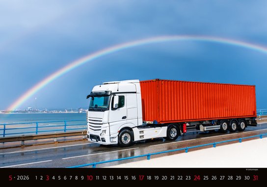 Trucks 2026 - nástěnný kalendář