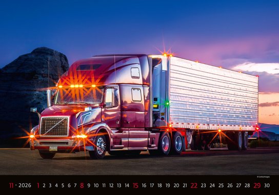 Trucks 2026 - nástěnný kalendář
