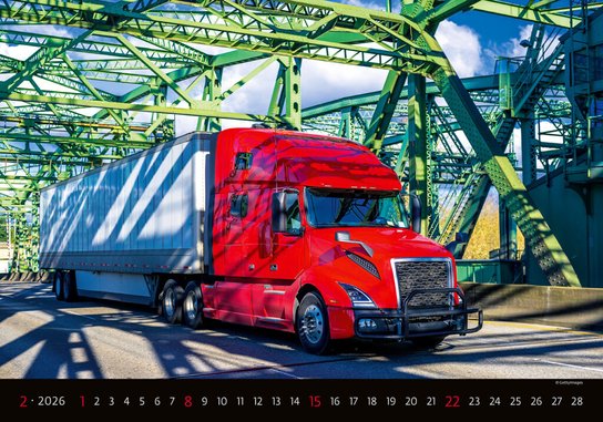 Trucks 2026 - nástěnný kalendář