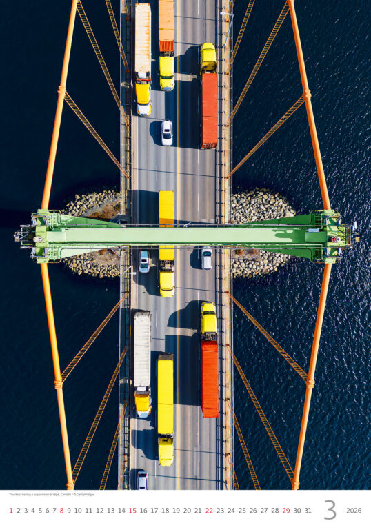 World from Above 2026 - nástěnný kalendář