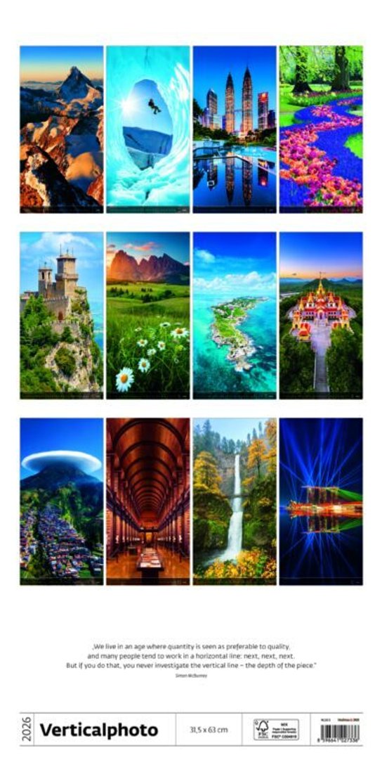Verticalphoto 2026 - nástěnný kalendář