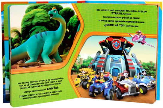 Tlapková patrola - Čti a hraj si s námi - Dinosauří záchrana