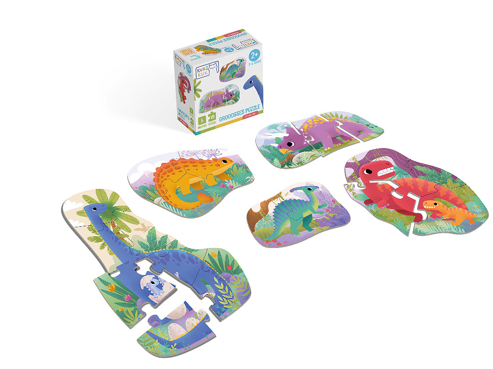 Grooosses Puzzle Dinosaurier