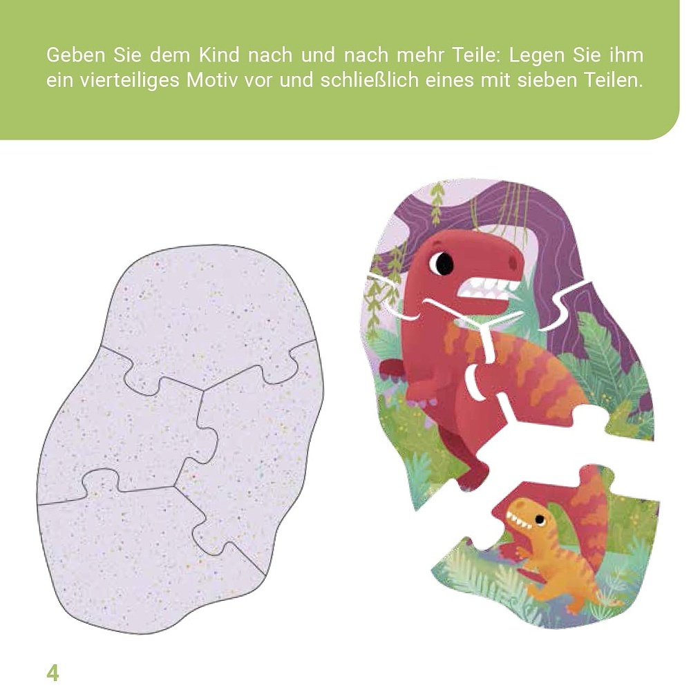 Grooosses Puzzle Dinosaurier