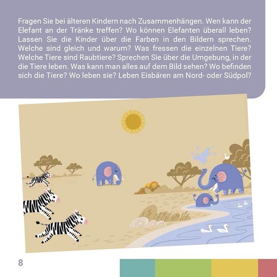 Grooosses Puzzle duo Wo die Tiere lebben