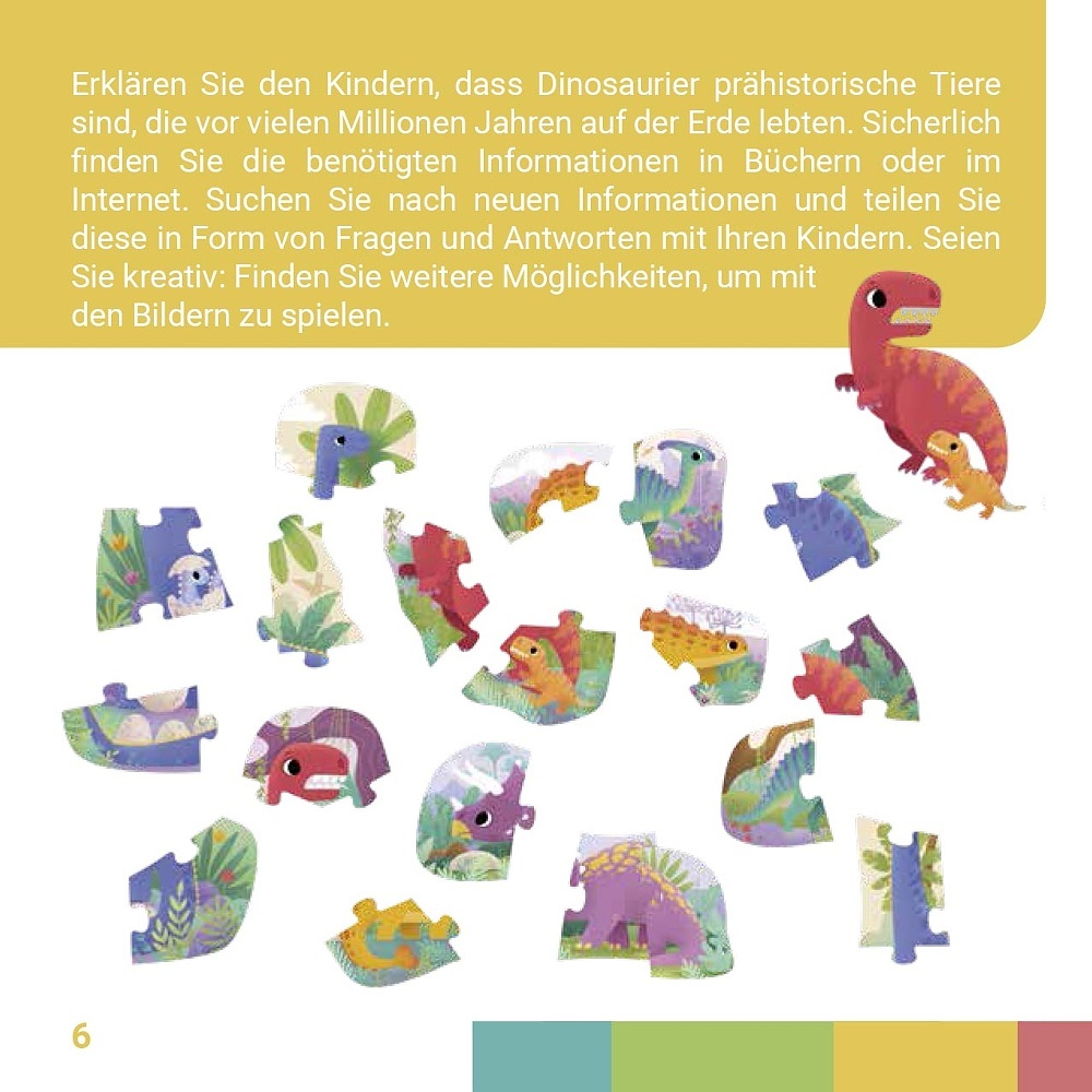 Grooosses Puzzle Dinosaurier