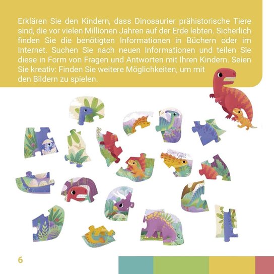Grooosses Puzzle Dinosaurier