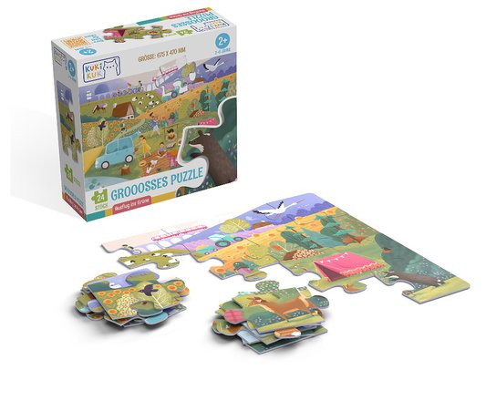 Grooosses Puzzle Ausflug ins Grüne