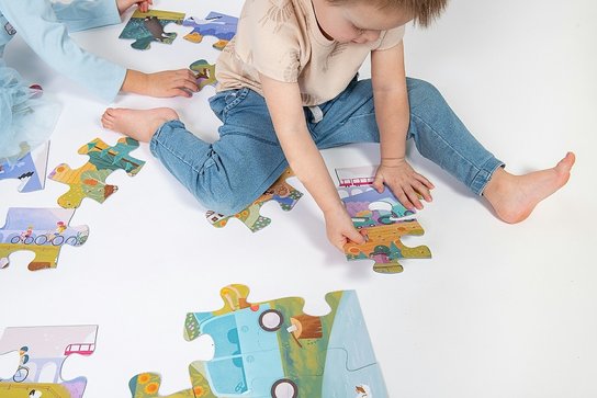Grooosses Puzzle Ausflug ins Grüne
