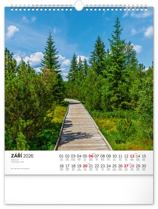 Šumava 2026 - nástěnný kalendář