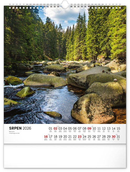 Šumava 2026 - nástěnný kalendář