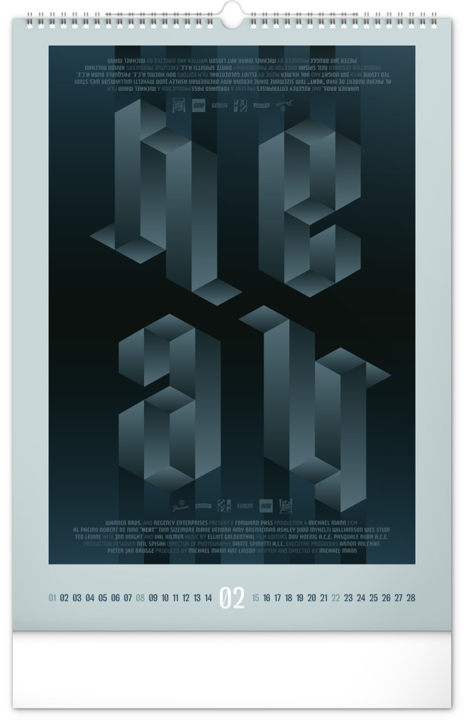 Alternative Movie Posters 2026 - nástěnný kalendář