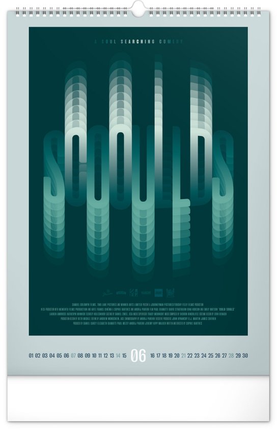 Alternative Movie Posters 2026 - nástěnný kalendář