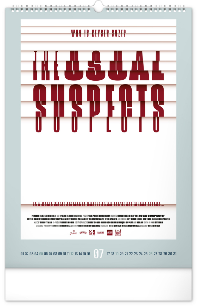 Alternative Movie Posters 2026 - nástěnný kalendář