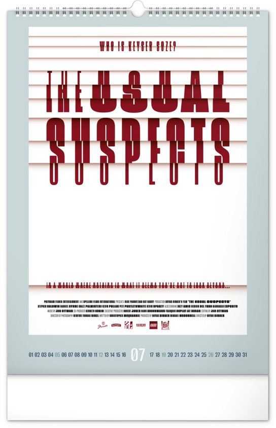 Alternative Movie Posters 2026 - nástěnný kalendář